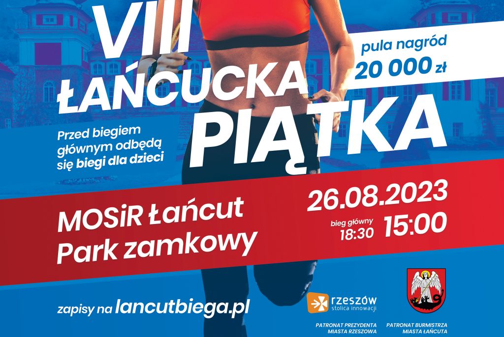 Baner 8. Łańcucka Piątka. Materiały Organizatora.