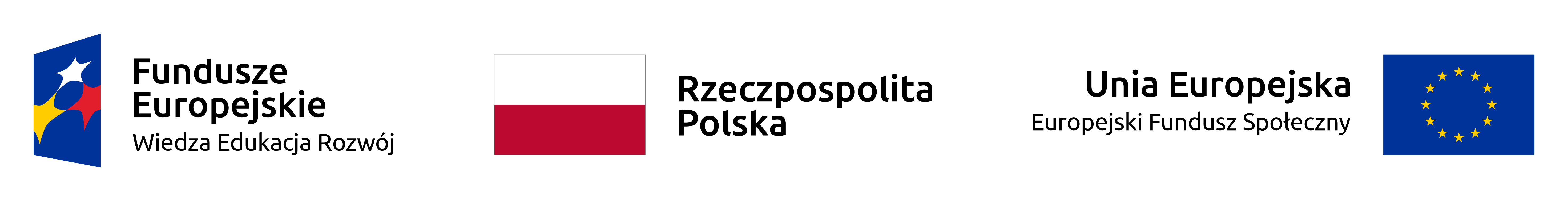 logotypy: 1. Fundusze europejskie. Wiedza, Edukacja, Rozwój. 2. Rzeczpospolita Polska. 3. Unia Europejska. Europejski Fundusz Społeczny