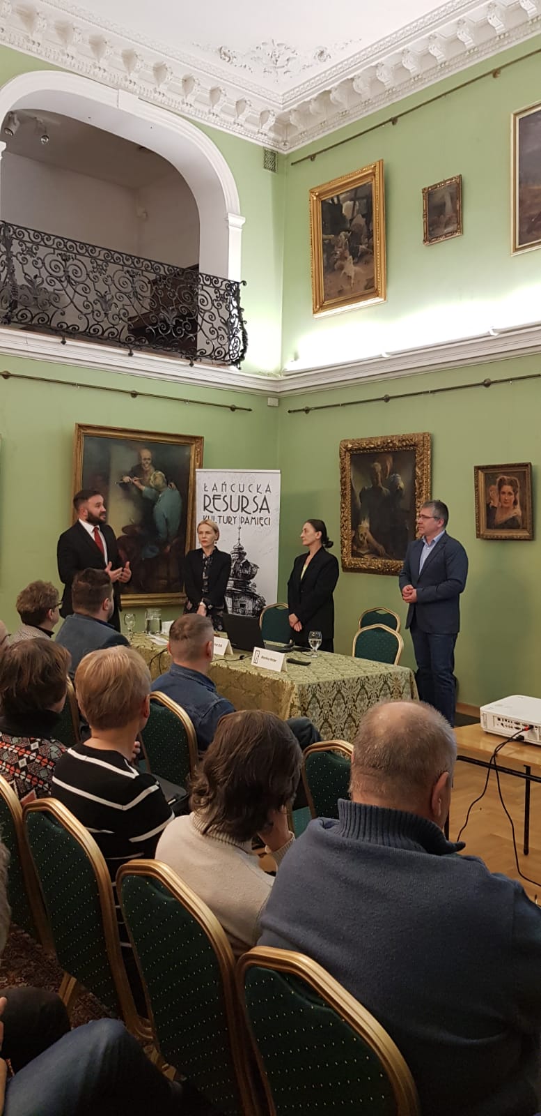 Łańcucka Resursa Kultury pamięci - dyrektor MZŁ oraz prelegenci